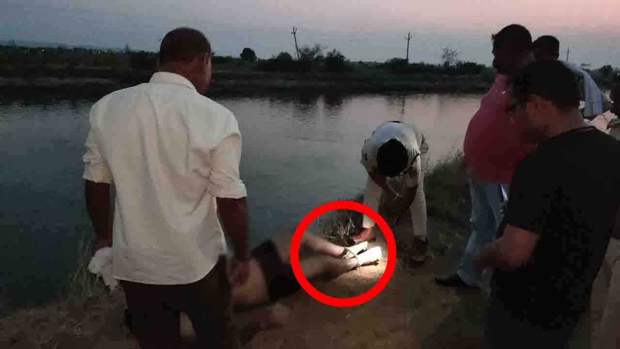 सूरजपुर के पास बड़ी नहर में मिली लाश: शव के दोनों पैर रस्सी से बंधे, पुलिस जांच में जुटी