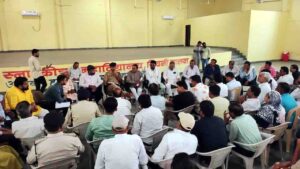 विधायक प्रेमशंकर वर्मा सहित अधिकारियों की बैठक, CM के कार्यक्रम को सफल बनाने पर जोर